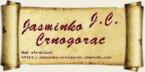 Jasminko Crnogorac vizit kartica